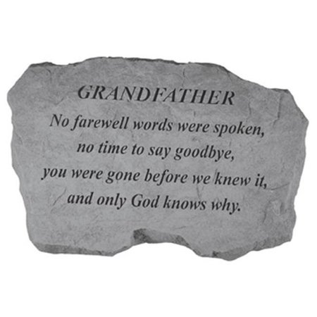 KAY BERRY INC Kay Berry- Inc. 98120 Grandfather-No Farewell Words Were Spoken - Memorial - 16 Inches x 10.5 Inches x 1.5 Inches 98120